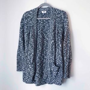 Black & White Knitted Cardigan